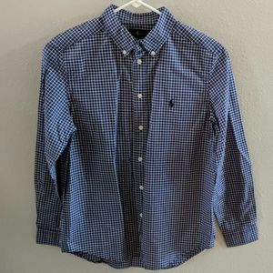 Ralph Lauren button down plaid shirt